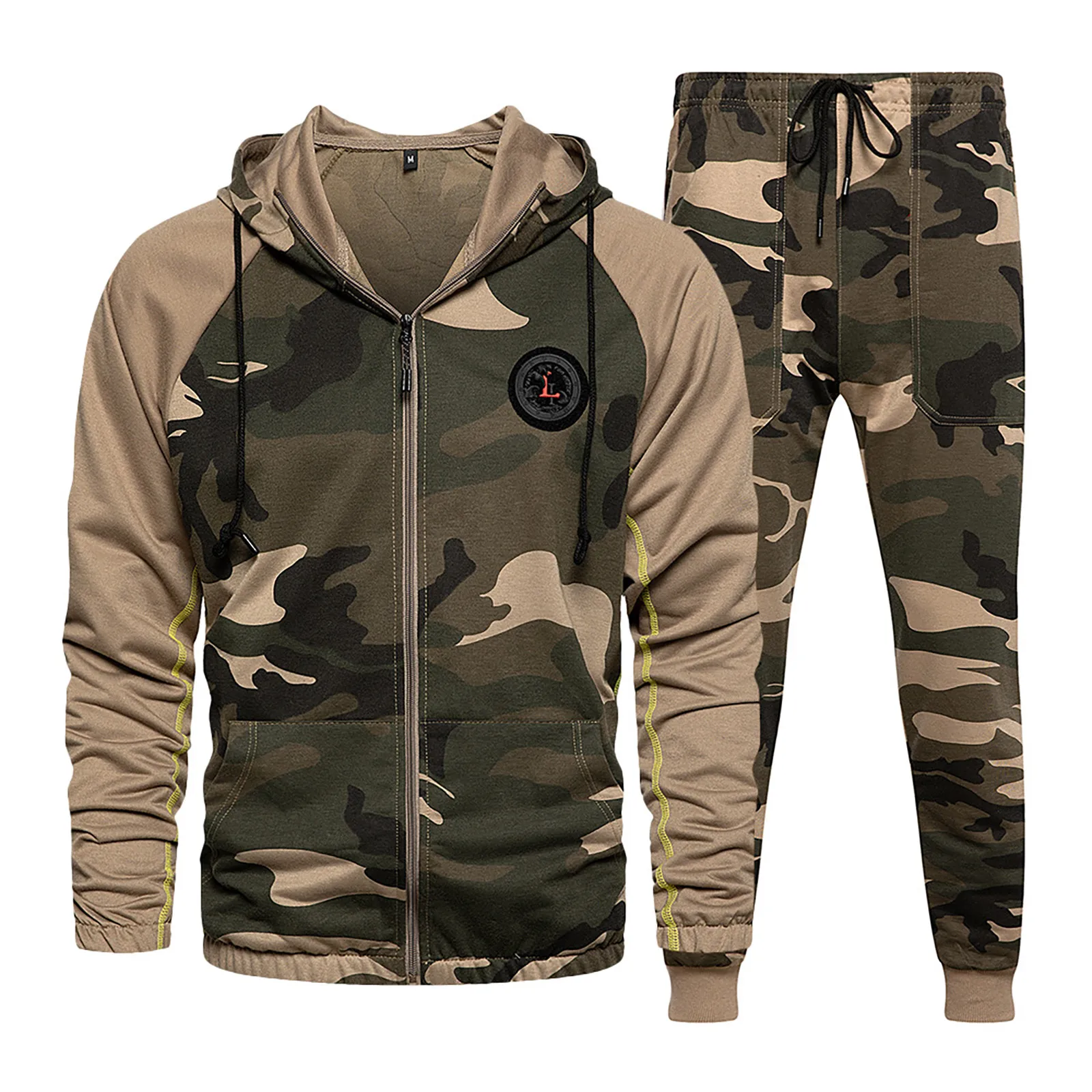 Men's Camouflage Tracksuit Hooded Outerwear Hoodie Set 2 Pieces Autumn Sporting Male Fitness Sweatshirts Jacket Pants Sets
Men's Camouflage Tracksuit Hooded Outerwear Hoodie Set 2 Pieces Autumn Sporting Male Fitness Sweatshirts Jacket Pants Sets
