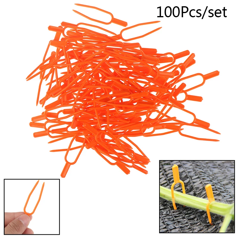 100Pcs/lot Plastic Plant Clips Stolons Fixing Fastening Fixture Clamp Strawberry Fork Farming Clip Garden Tools
100Pcs/lot Plastic Plant Clips Stolons Fixing Fastening Fixture Clamp Strawberry Fork Farming Clip Garden Tools