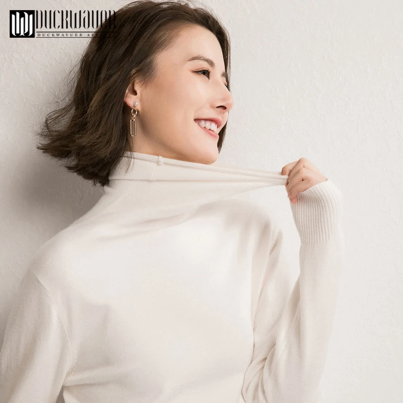 Duckwaver Autumn and Winter New Cashmere Sweater Women's High-Necked Pullover Loose Thick Sweater Short Paragraph Knit Shirt
Duckwaver Autumn and Winter New Cashmere Sweater Women's High-Necked Pullover Loose Thick Sweater Short Paragraph Knit Shirt