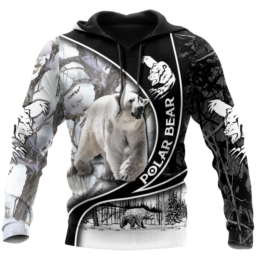 New and beautiful polar bear 3D overall printing unisex hoodie men's sweatshirt zipper pullover casual jacket sportswear
New and beautiful polar bear 3D overall printing unisex hoodie men's sweatshirt zipper pullover casual jacket sportswear