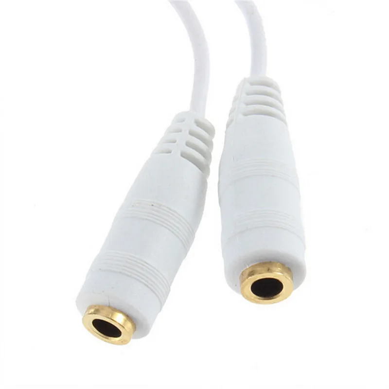 3.5mm AUX Earphone Headphones Music Audio Splitter Cable Jack Male To Double Female Adapter Cable Cord Line Earphone Accessories
3.5mm AUX Earphone Headphones Music Audio Splitter Cable Jack Male To Double Female Adapter Cable Cord Line Earphone Accessories
