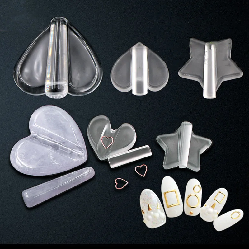 1 шт., рельефная металлическая Форма для дизайна ногтей 
1 шт., рельефная металлическая Форма для дизайна ногтей