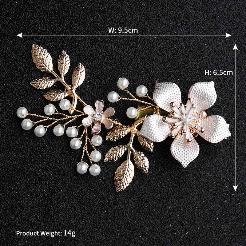 Hot Sale Retro Gold Metal Flower Crystal Simulated Pearls Headpieces Hairpin Side Clips Bride Noiva Wedding Party Hair Ornaments
Hot Sale Retro Gold Metal Flower Crystal Simulated Pearls Headpieces Hairpin Side Clips Bride Noiva Wedding Party Hair Ornaments