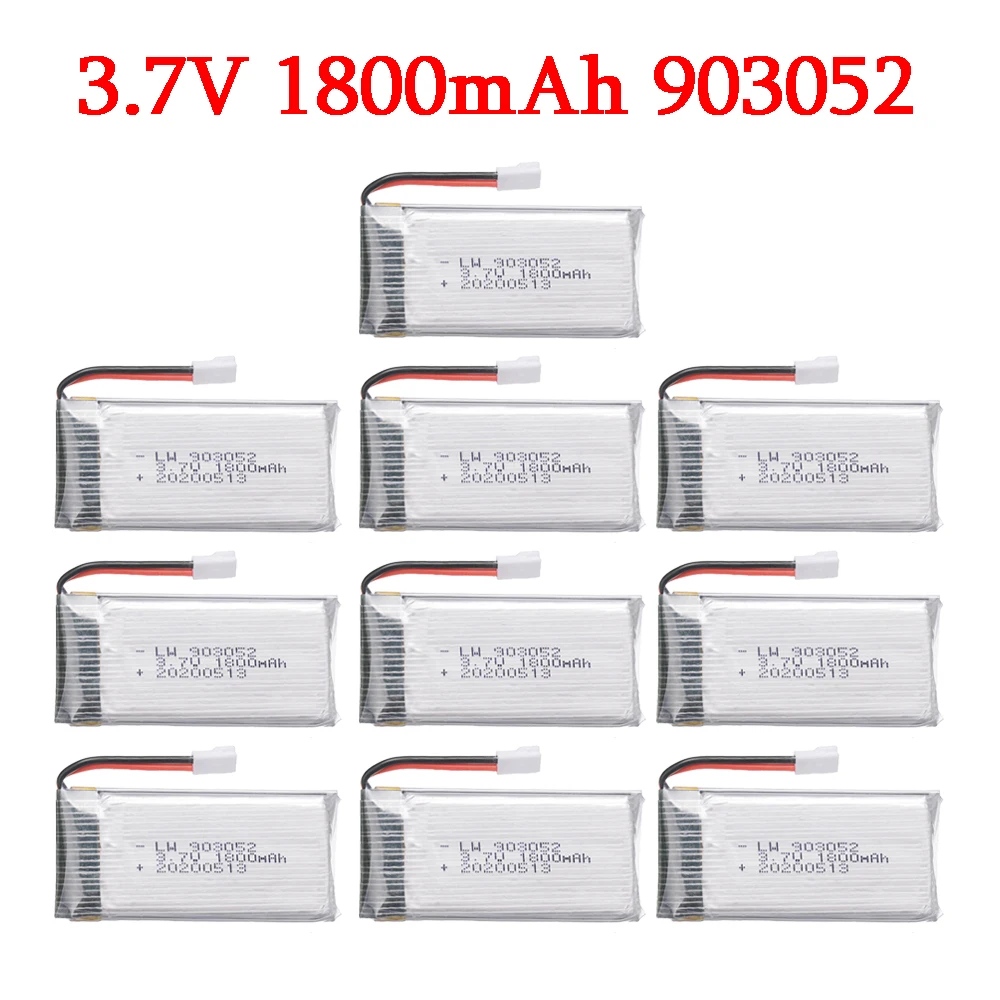 Аккумулятор 3,7 в 1800 мА/ч для радиоуправляемого дрона SYMA X5SW X5 X5S X5C M18 H5P KY601S, запчасти для радиоуправляемого самолета, вертолета, перезаряжаема...
Аккумулятор 3,7 в 1800 мА/ч для радиоуправляемого дрона SYMA X5SW X5 X5S X5C M18 H5P KY601S, запчасти для радиоуправляемого самолета, вертолета, перезаряжаема...