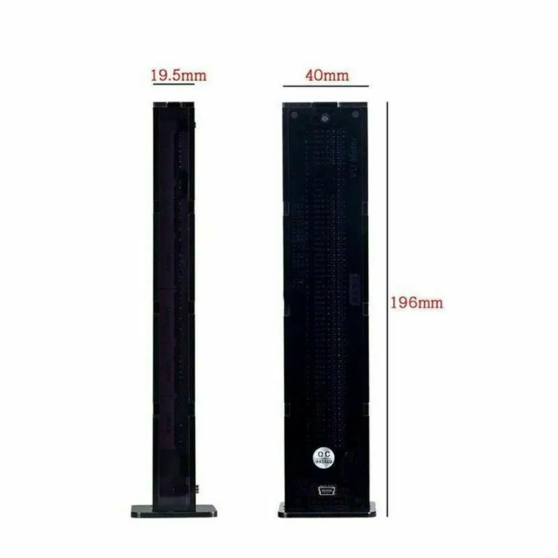 LED Music Spectrum Display Analyzer Stereo Audio Sound Level Indicator VU Meter Electrical And Testing Equipment D-sub Connector
LED Music Spectrum Display Analyzer Stereo Audio Sound Level Indicator VU Meter Electrical And Testing Equipment D-sub Connector