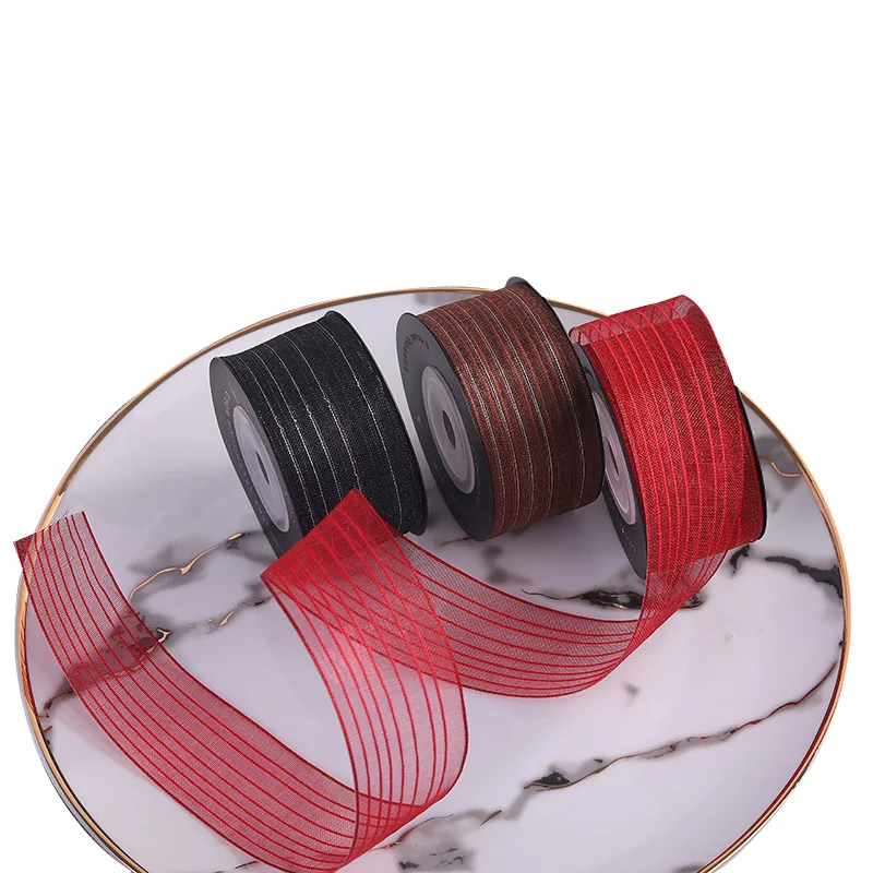 28mm/100yards Pinstripe snow ribbon for Hand Craft Stuff Gift Packaging Stuff Bouquet gift wrapping 
28mm/100yards Pinstripe snow ribbon for Hand Craft Stuff Gift Packaging Stuff Bouquet gift wrapping