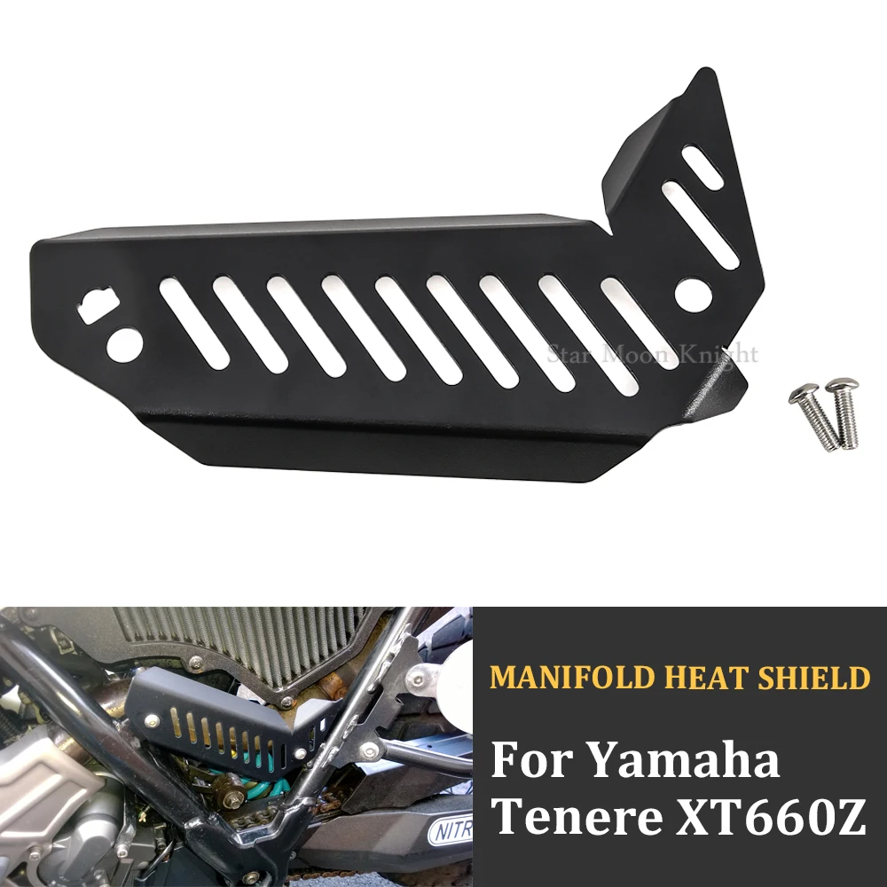 Manifold Heat Shield Protecting Mask Insulation Board Baffle Exhaust Pipe System Guard Protector Cover For Yamaha Tenere XT660Z 
Manifold Heat Shield Protecting Mask Insulation Board Baffle Exhaust Pipe System Guard Protector Cover For Yamaha Tenere XT660Z