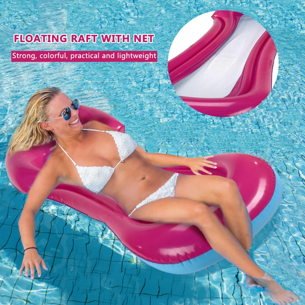 New Water Hammock Recliner Inflatable Floating Swimming Mattress Sea Swimming Ring Pool Party Toy Lounge Bed For Swimming
New Water Hammock Recliner Inflatable Floating Swimming Mattress Sea Swimming Ring Pool Party Toy Lounge Bed For Swimming