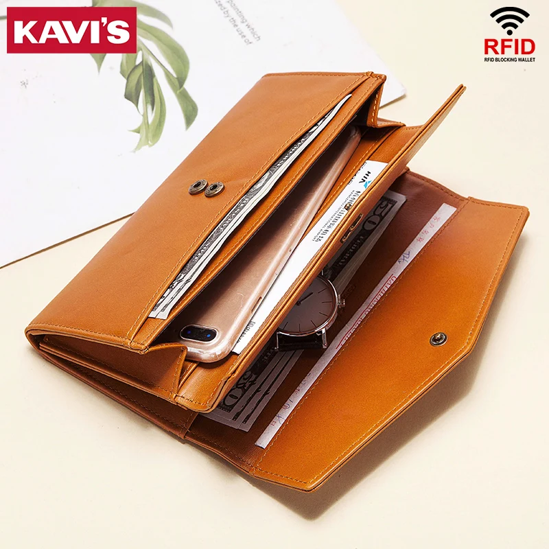 KAVIS Luxury Large Women Wallets Genuine Leather Long Female Wallet Top Quality Portomonee Rfid Card Holder Walet High Capacity
KAVIS Luxury Large Women Wallets Genuine Leather Long Female Wallet Top Quality Portomonee Rfid Card Holder Walet High Capacity