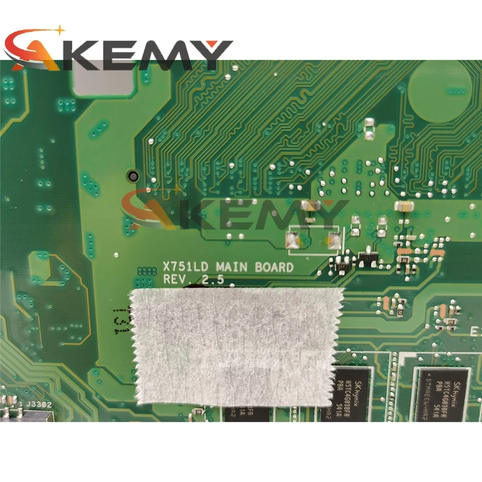 Akemy X751LB Mianboard For ASUS R752LA X751LJC R752LD X751LN X751LD X751LJ X751LB A751L Laptop Motherboard I5-5200 4G GT940M
Akemy X751LB Mianboard For ASUS R752LA X751LJC R752LD X751LN X751LD X751LJ X751LB A751L Laptop Motherboard I5-5200 4G GT940M