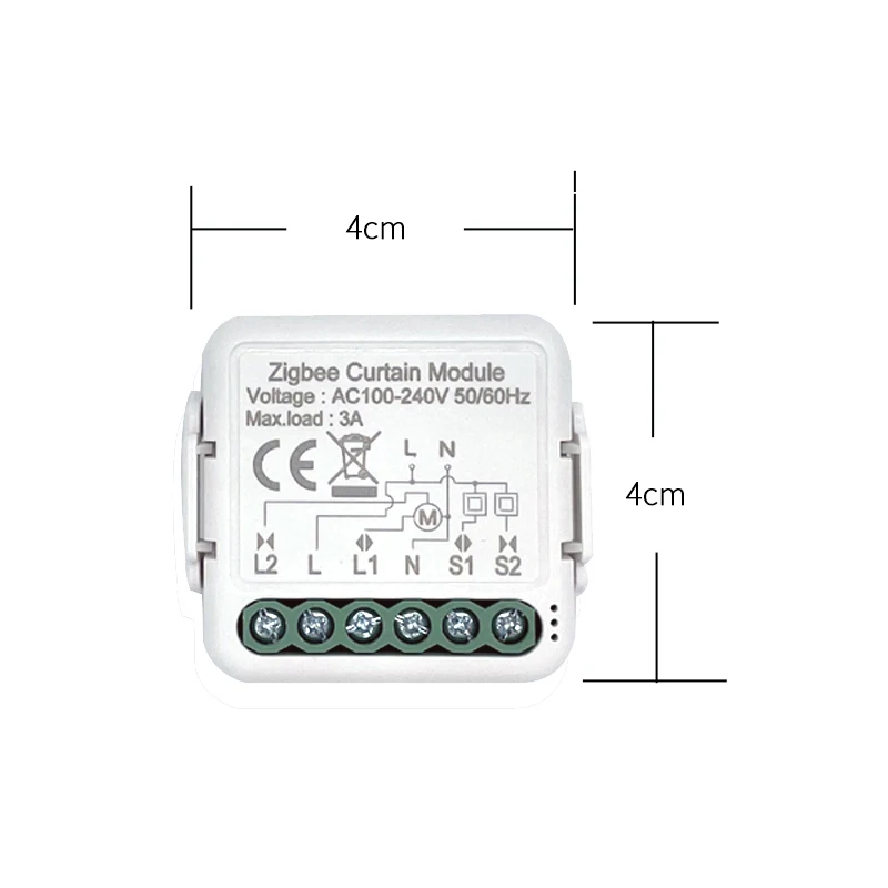 Tuya ZigBee 3.0 Tuya Smart Life Curtain Switch Module For Roller Shutter Blind Motor With Alexa Google Home App Control
Tuya ZigBee 3.0 Tuya Smart Life Curtain Switch Module For Roller Shutter Blind Motor With Alexa Google Home App Control