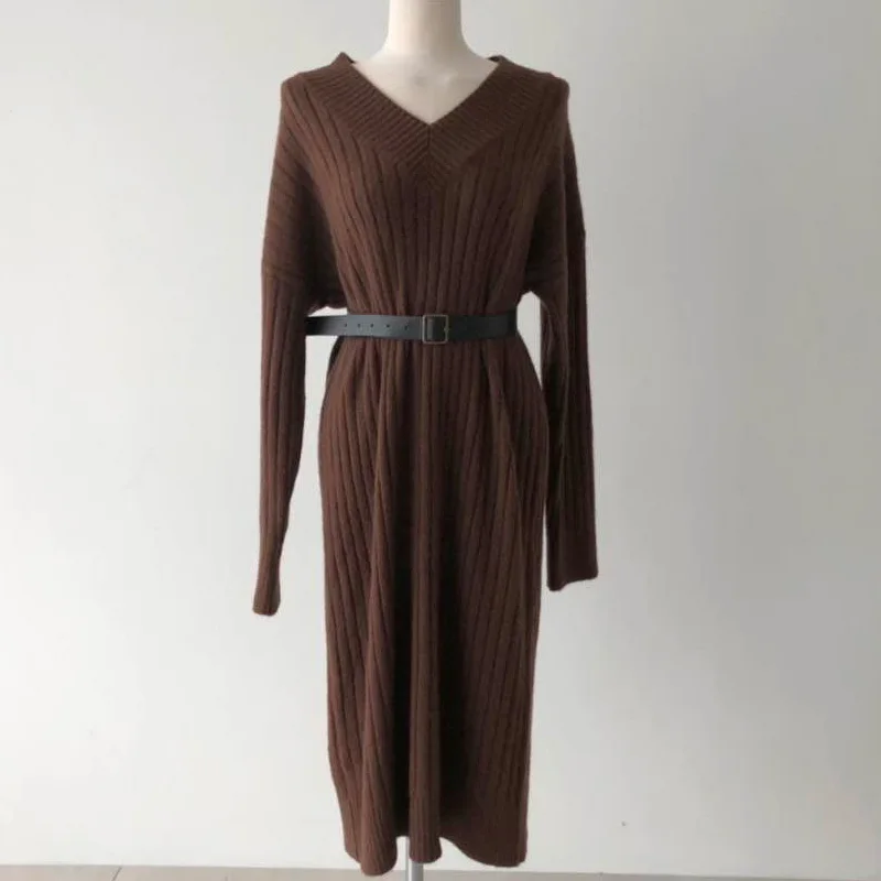 2020 New Autumn Sweater Women Dress Winter Long Sleeve Sweaters Knitted Dresses Womens Loose Maxi Oversize Knitting Robe Vestido
2020 New Autumn Sweater Women Dress Winter Long Sleeve Sweaters Knitted Dresses Womens Loose Maxi Oversize Knitting Robe Vestido