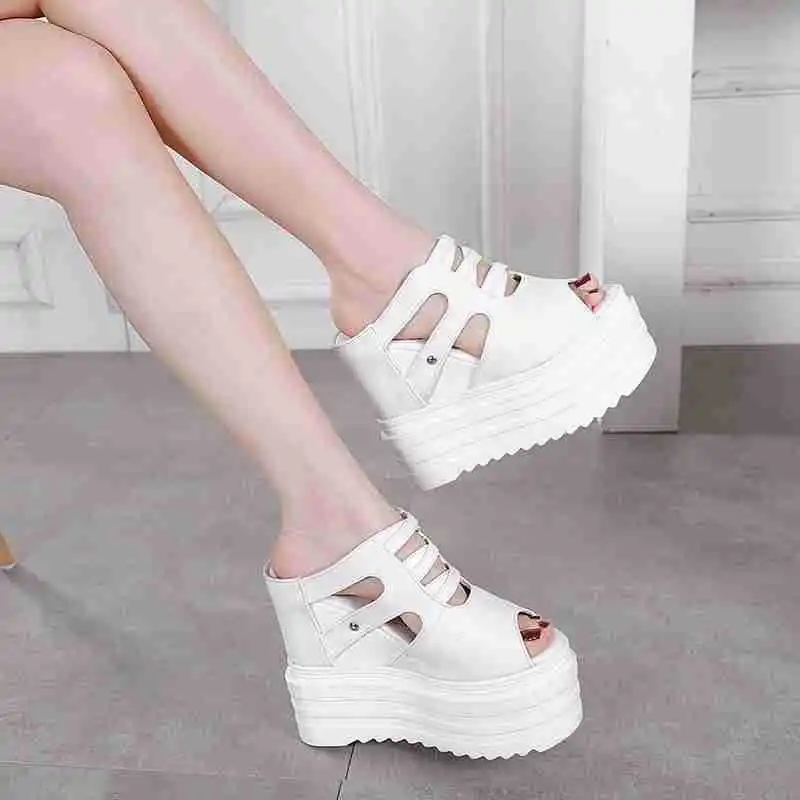 Inside high sandals women's summer 14cm new slope heel fish mouth hollow cool boots muffin thick bottom waterproof platform
Inside high sandals women's summer 14cm new slope heel fish mouth hollow cool boots muffin thick bottom waterproof platform