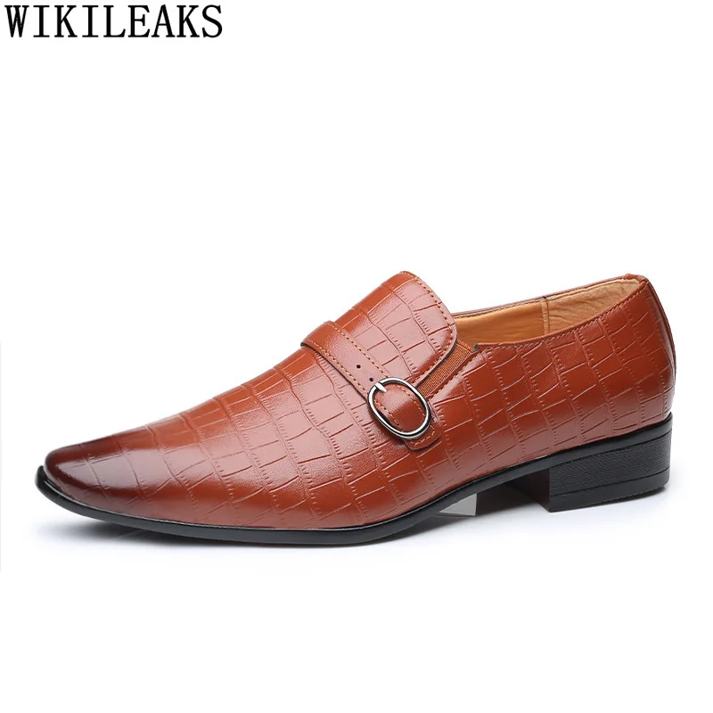 Monk Strap Business Formal Slip on Shoes Men Loafers Men Wedding Dress Shoes Leather Oxford Office Shoes for Men Zapatos Hombre
Monk Strap Business Formal Slip on Shoes Men Loafers Men Wedding Dress Shoes Leather Oxford Office Shoes for Men Zapatos Hombre