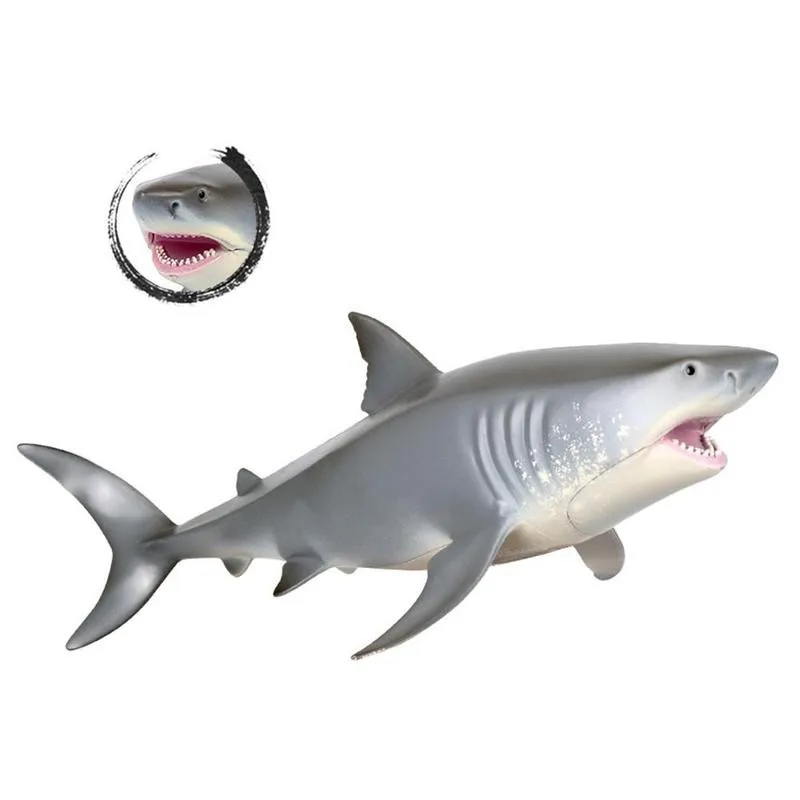 Megalodon Big Shark Model Sea Life Animals Action Figure Big White Shark Oean Animal Figure Toy For Kids
Megalodon Big Shark Model Sea Life Animals Action Figure Big White Shark Oean Animal Figure Toy For Kids