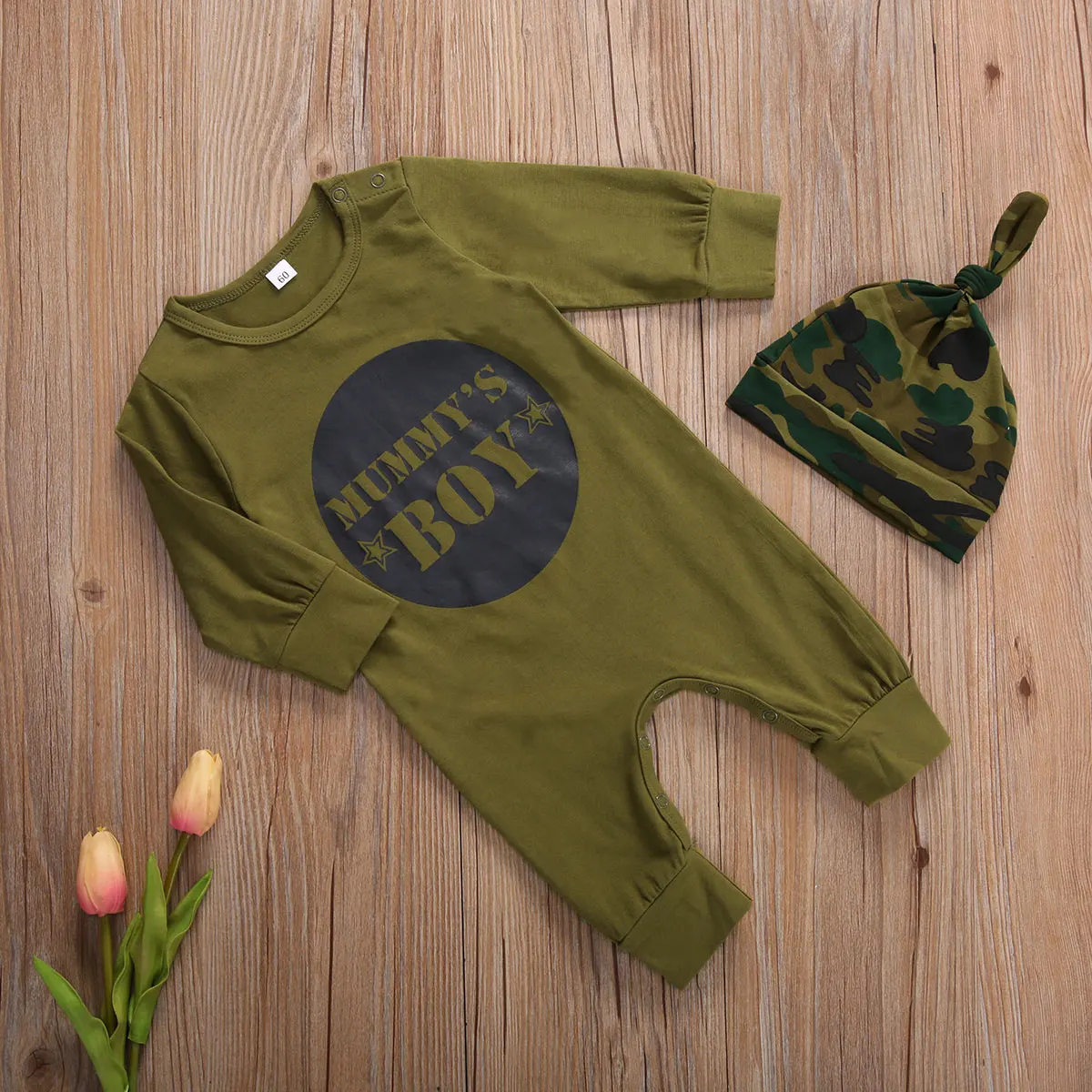 2020 Baby Boy Romper Set Letter Print Long Sleeve Romper O-neck Cotton Romper + Hat 2 Pcs for Spring Autumn Set
2020 Baby Boy Romper Set Letter Print Long Sleeve Romper O-neck Cotton Romper + Hat 2 Pcs for Spring Autumn Set