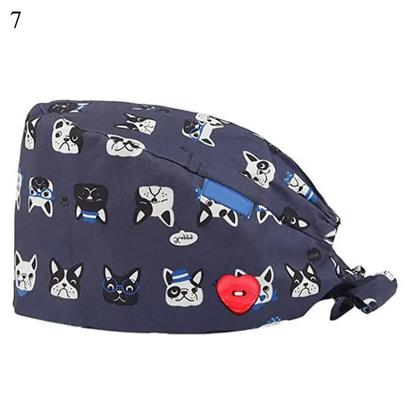 Fashion Floral Printed Surgical Cap For Nurse Doctor Printing Hat Baotou Cap Cotton Sweat-absorbent Towel Hats With Button
Fashion Floral Printed Surgical Cap For Nurse Doctor Printing Hat Baotou Cap Cotton Sweat-absorbent Towel Hats With Button