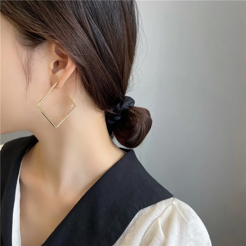 Girafe Simple Big Hoop Earrings For Women Stainless Steel Gold Color Circle Huggie Earrings Jewelry Punk Style
Girafe Simple Big Hoop Earrings For Women Stainless Steel Gold Color Circle Huggie Earrings Jewelry Punk Style