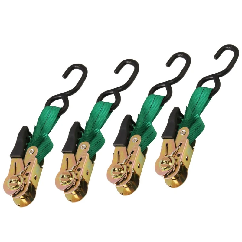 Ratchet Straps Tie Down 2500Lbs Break Strength Heavy Duty Straps To Safely Move Motorcycle and Cargo
Ratchet Straps Tie Down 2500Lbs Break Strength Heavy Duty Straps To Safely Move Motorcycle and Cargo