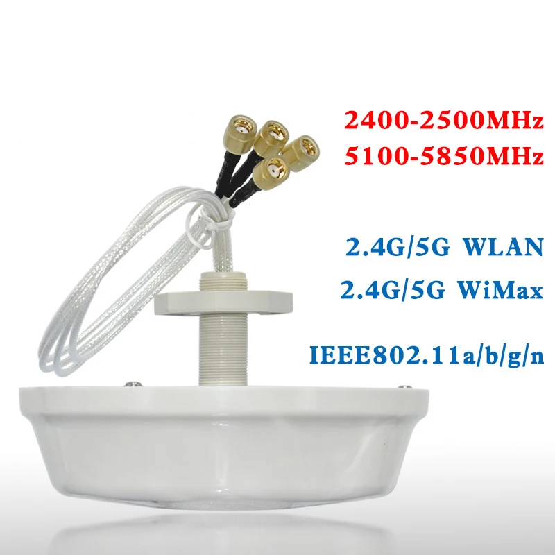 Беспроводной Wi-Fi 2,4G 5,8G 5G, двойная частота, MIMO, внутренний, всенаправленный потолок, мужской, WLAN, WiMax IEEE802a/b/g/n 4dbi
Беспроводной Wi-Fi 2,4G 5,8G 5G, двойная частота, MIMO, внутренний, всенаправленный потолок, мужской, WLAN, WiMax IEEE802a/b/g/n 4dbi