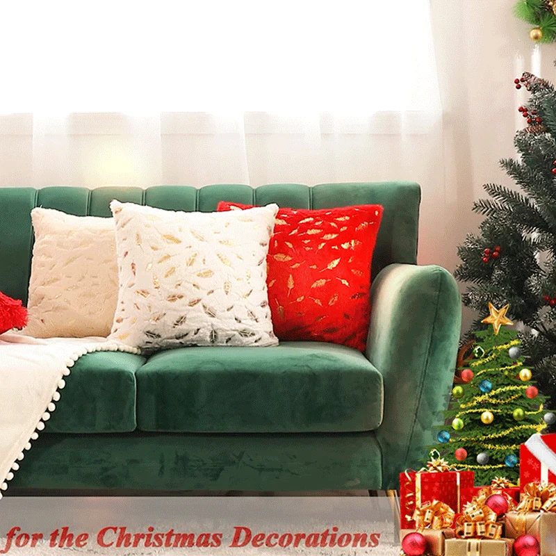 Home Christmas Pillowcase Short Plush Bronzing Feather Pillowcase Winter Warm Sofa Pillow Cushion Cover Living Room Decor
Home Christmas Pillowcase Short Plush Bronzing Feather Pillowcase Winter Warm Sofa Pillow Cushion Cover Living Room Decor