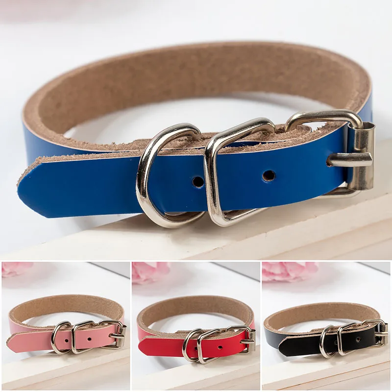 Genuine Leather Puppy Dog Collar Premium Real Leather Adjustable Pet Collar for Small Dogs Cats Black Red Blue Brown XS-XL
Genuine Leather Puppy Dog Collar Premium Real Leather Adjustable Pet Collar for Small Dogs Cats Black Red Blue Brown XS-XL