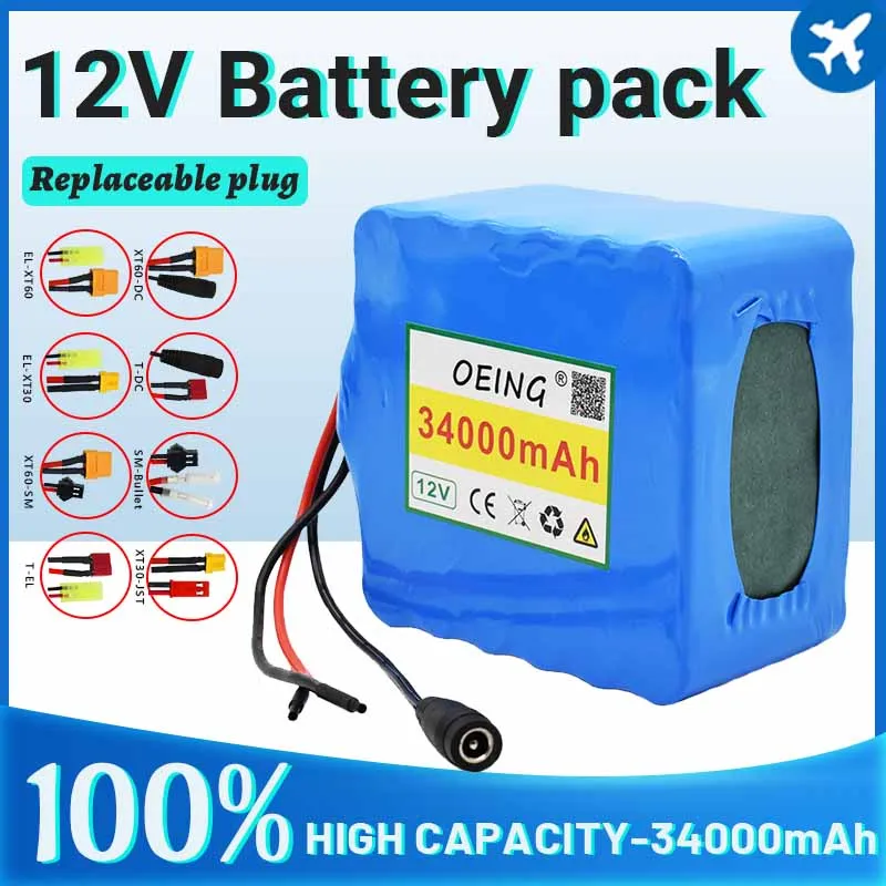 Высококачественный 12 В 34Ah 3S1 2PLithium Аккумулятор для инвертора, ксеноновая лампа, солнечный уличный фонарь, осветительный прибор и т. Д., сменны...
Высококачественный 12 В 34Ah 3S1 2PLithium Аккумулятор для инвертора, ксеноновая лампа, солнечный уличный фонарь, осветительный прибор и т. Д., сменны...