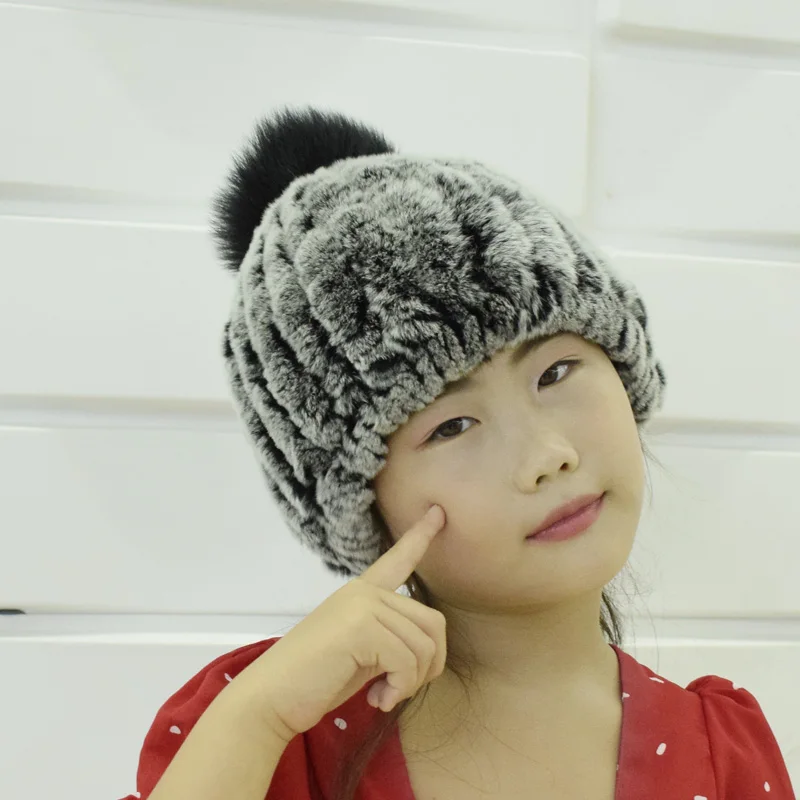 girls winter hats knitted natural rabbit fur hat fluffy fox fur pompom kids fashion warm headwear elastic
girls winter hats knitted natural rabbit fur hat fluffy fox fur pompom kids fashion warm headwear elastic