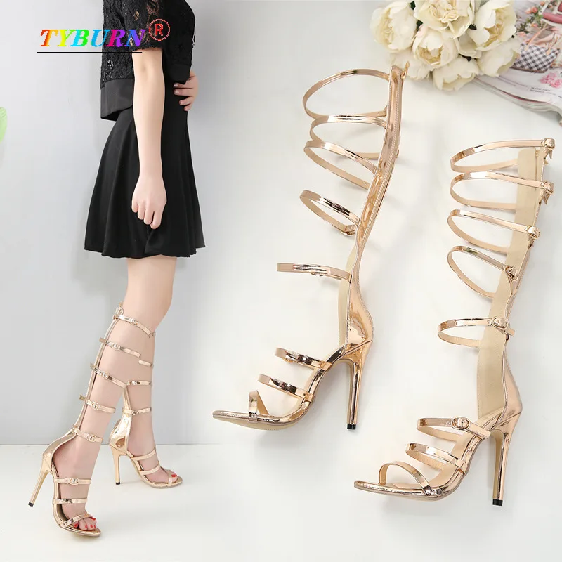 Fashion European and American Sexy Ladies Banquet Dress High Heels High Stiletto Sandals Hollow High Top Women Sandals
Fashion European and American Sexy Ladies Banquet Dress High Heels High Stiletto Sandals Hollow High Top Women Sandals