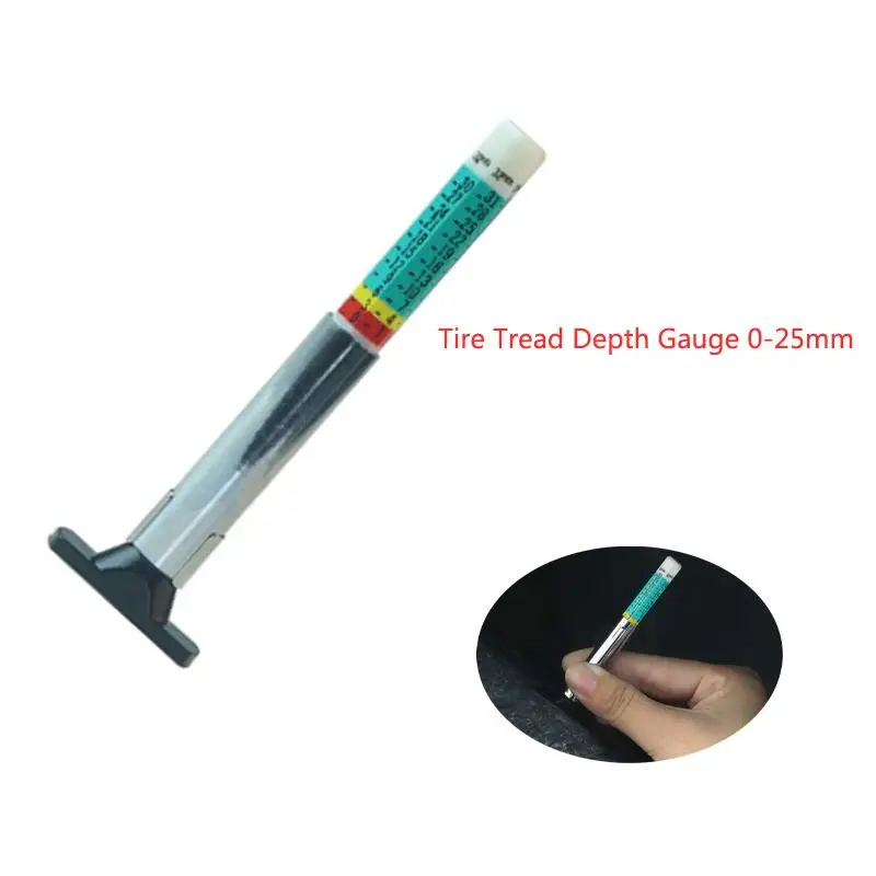 Car tire tread depth gauge Auto Depth Thickness Gauge Meter 25MM Measuring Pen Color Coded Digital Caliper Monitoring Tool Parts
Car tire tread depth gauge Auto Depth Thickness Gauge Meter 25MM Measuring Pen Color Coded Digital Caliper Monitoring Tool Parts