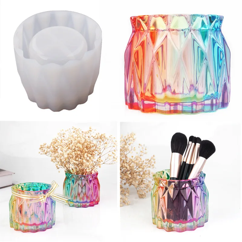 DIY Flower Pot Concrete Silicone Mold Storage Tank Mirror Epoxy Resin Mold Handmade Pen Holder Vase Jewelry Box Making Tools
DIY Flower Pot Concrete Silicone Mold Storage Tank Mirror Epoxy Resin Mold Handmade Pen Holder Vase Jewelry Box Making Tools