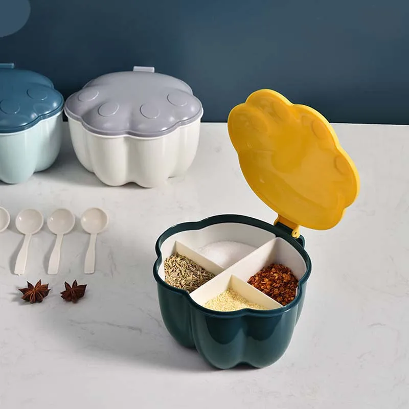 Creative Multi-compartment Spice Box Home Kitchen Storage Spices Seasoning Box Salt Shaker Seasoning Jar
Creative Multi-compartment Spice Box Home Kitchen Storage Spices Seasoning Box Salt Shaker Seasoning Jar