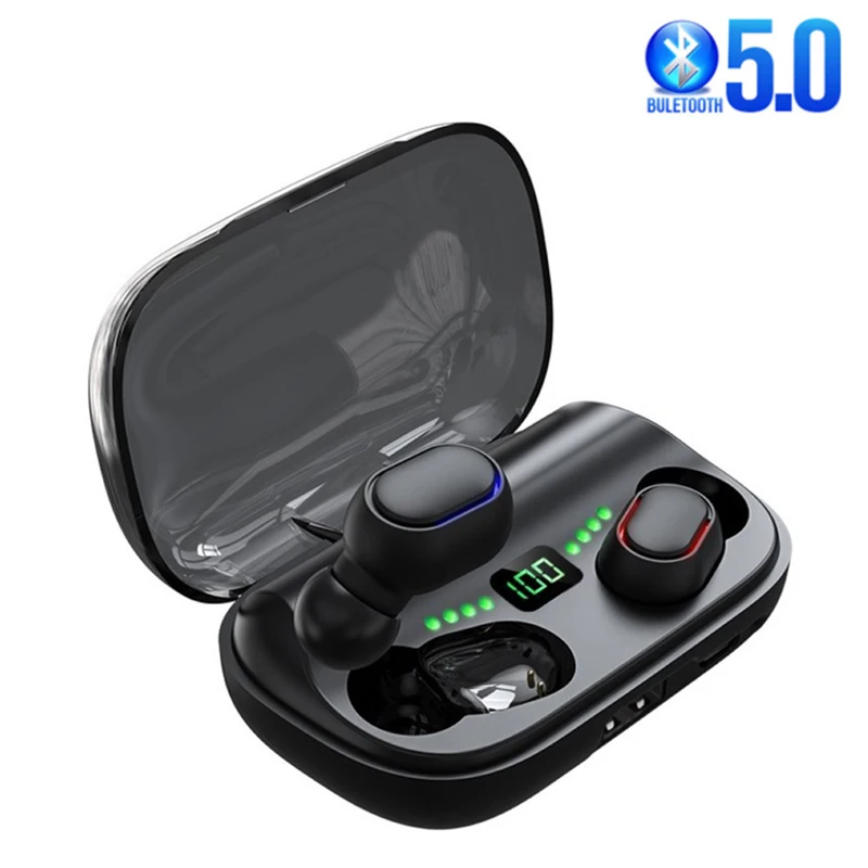 TWS Blue tooth Earphones With Microphone Touch Control Wireless Headphones HIFI Mini In-ear Earbuds Sport Running Heasets
TWS Blue tooth Earphones With Microphone Touch Control Wireless Headphones HIFI Mini In-ear Earbuds Sport Running Heasets