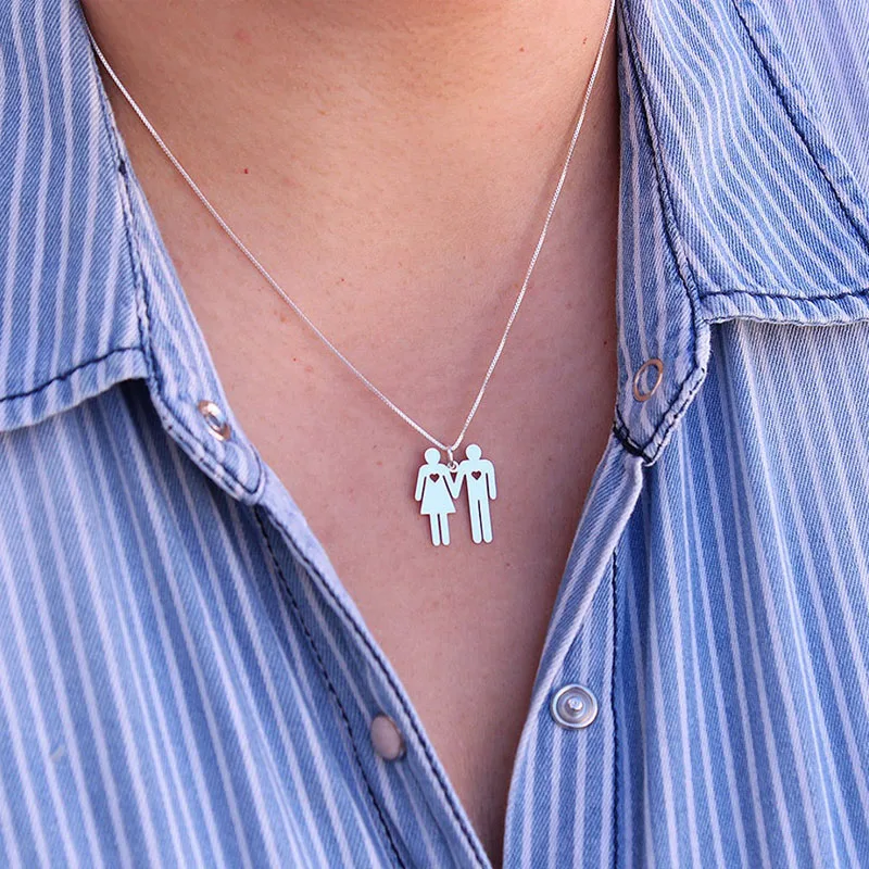 Custom Name Necklace Stainless Stell Chain Choker Necklace Fashion Personalized Love Pendant Necklaces Couple Collares
Custom Name Necklace Stainless Stell Chain Choker Necklace Fashion Personalized Love Pendant Necklaces Couple Collares