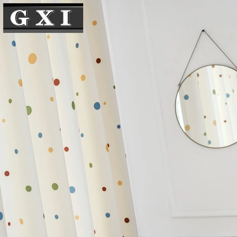Modern Simple Colorful Circle Dot Bedroom Opaque Velvet Curtain for Living Room Light Luxury Circle Print Half Shading Curtains
Modern Simple Colorful Circle Dot Bedroom Opaque Velvet Curtain for Living Room Light Luxury Circle Print Half Shading Curtains