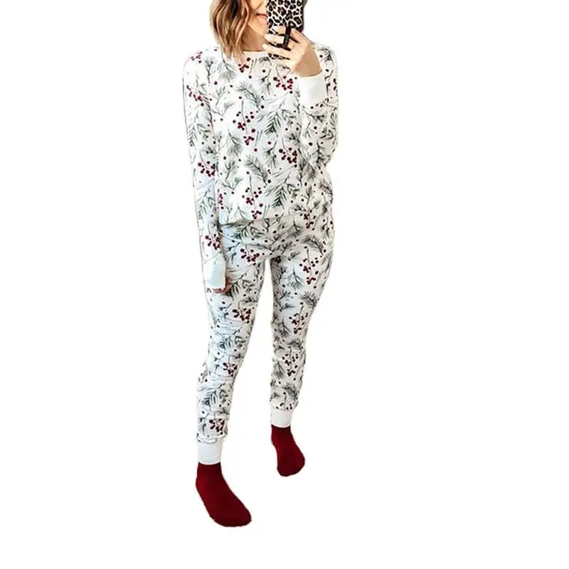 2020 Autumn and Winter Women's Wear Printing Long-sleeved Round Collar Leisure 2 Piece Sets Womens Home Suit
2020 Autumn and Winter Women's Wear Printing Long-sleeved Round Collar Leisure 2 Piece Sets Womens Home Suit