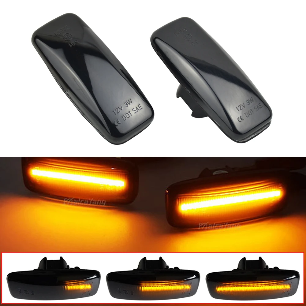 2pcs ABS Material Smoked Flowing Turn Signal Light For Nissan Bluebird Sunny 2003 2004 2005 - 2006 LED Dynamic Side Marker Lamp
2pcs ABS Material Smoked Flowing Turn Signal Light For Nissan Bluebird Sunny 2003 2004 2005 - 2006 LED Dynamic Side Marker Lamp