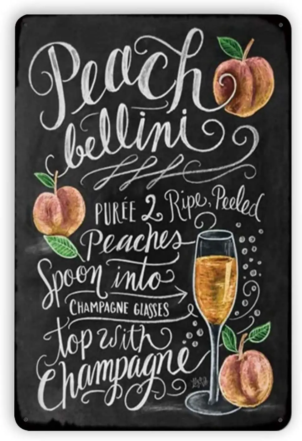 Ovonetune Peach Bellini Cocktail Vintage Metal Tin Signs, Retro Art Tin Sign Decorations Plaque fo Bars Club Cafe Home Kitchen
Ovonetune Peach Bellini Cocktail Vintage Metal Tin Signs, Retro Art Tin Sign Decorations Plaque fo Bars Club Cafe Home Kitchen
