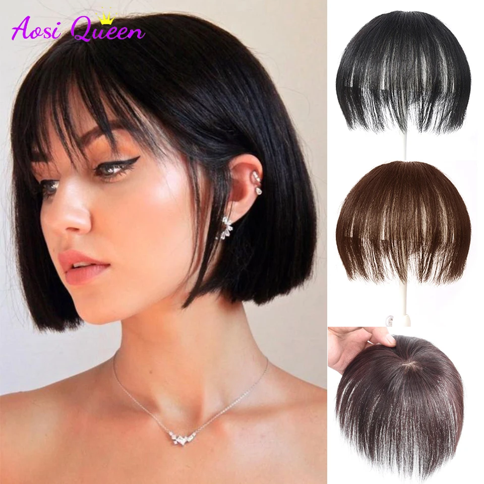 AS-Frange de cheveux naturels brésiliens faux frange avec branches bandeau léger émoussé Clip fait à la main
AS-Frange de cheveux naturels brésiliens faux frange avec branches bandeau léger émoussé Clip fait à la main