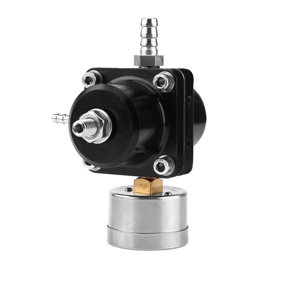 Aluminum Alloy Universal Fuel Pressure Regulator Gauge Kit With Hose 0-140 PSI Adjustable
Aluminum Alloy Universal Fuel Pressure Regulator Gauge Kit With Hose 0-140 PSI Adjustable