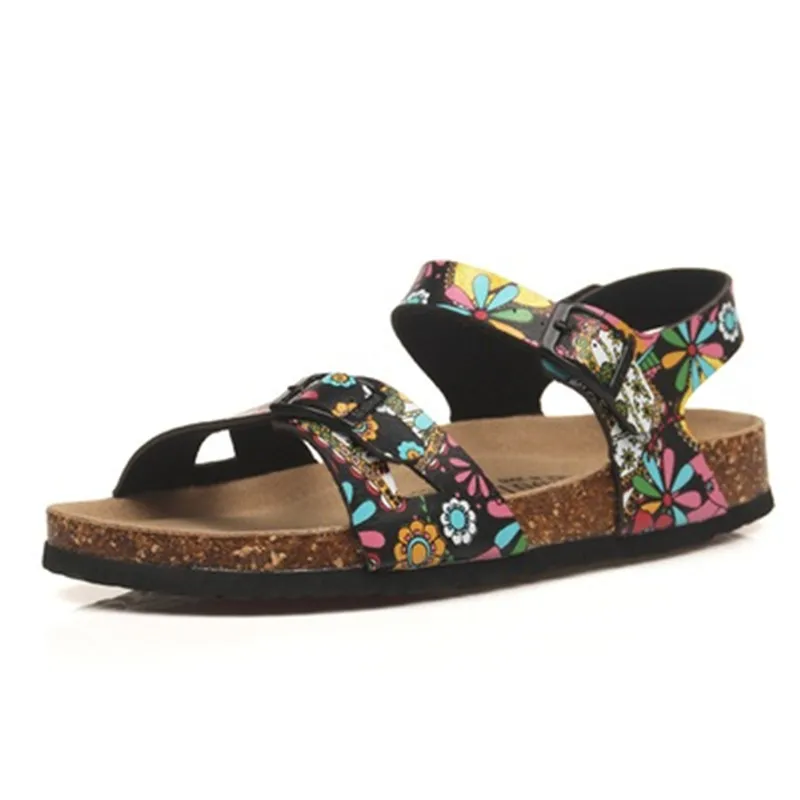 2022 Summer Women Cork Platform Sandals Fashion Metal Buckle Non-Slip Casual Beach Shoes Outside Leather Print Open Toe Slides
2022 Summer Women Cork Platform Sandals Fashion Metal Buckle Non-Slip Casual Beach Shoes Outside Leather Print Open Toe Slides