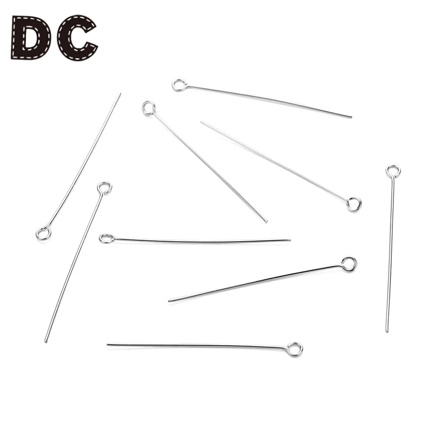 100pcs/set 20/30/40/50/60/70mm Steel Double Eye Pin Earrings Charm Connector Rod For DIY Jewelry Making Earrings Connector Pins
100pcs/set 20/30/40/50/60/70mm Steel Double Eye Pin Earrings Charm Connector Rod For DIY Jewelry Making Earrings Connector Pins