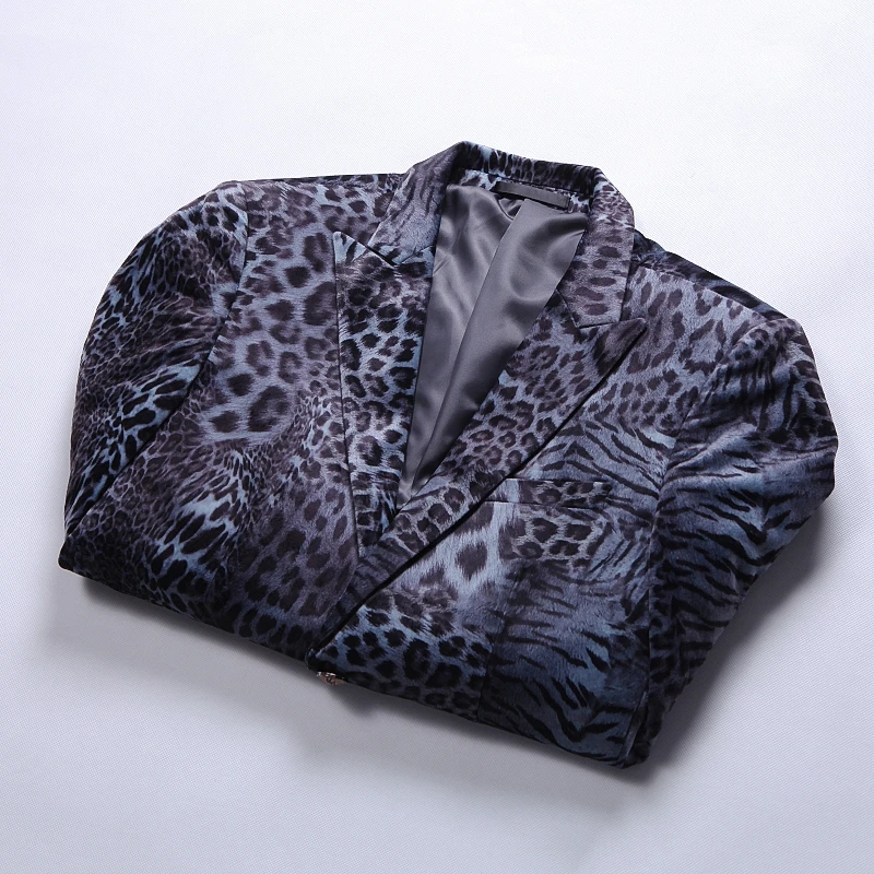 Leopard Print Blazer Men's Party Club Prom Costume Stylish Single Breasted Slim Fit Floral Outwear Casual Oversized Blazer
Leopard Print Blazer Men's Party Club Prom Costume Stylish Single Breasted Slim Fit Floral Outwear Casual Oversized Blazer