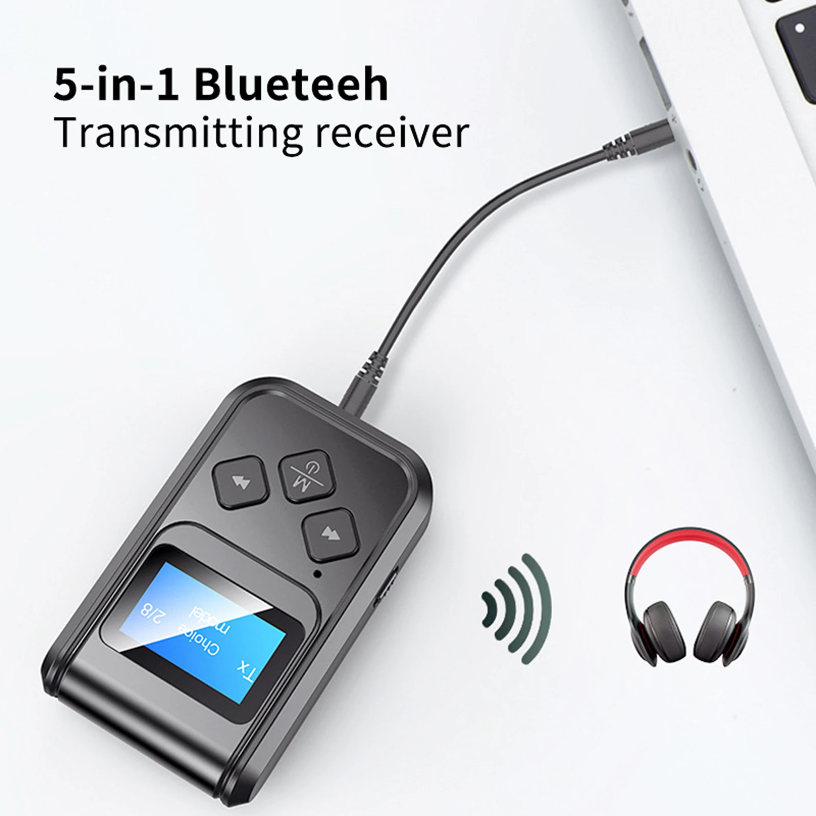 2-in-1 Bluetooth Adapter Rechargeable Speaker Bluetooth Transmitter with LCD Display Wireless Adapter for Computer Phone Speaker
2-in-1 Bluetooth Adapter Rechargeable Speaker Bluetooth Transmitter with LCD Display Wireless Adapter for Computer Phone Speaker