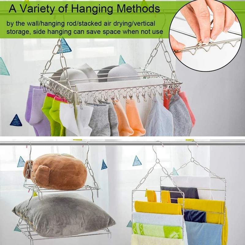 Multifunctional Clothes Drying Rack with Belt Storage Rack Hanging Tie Shelf
Multifunctional Clothes Drying Rack with Belt Storage Rack Hanging Tie Shelf