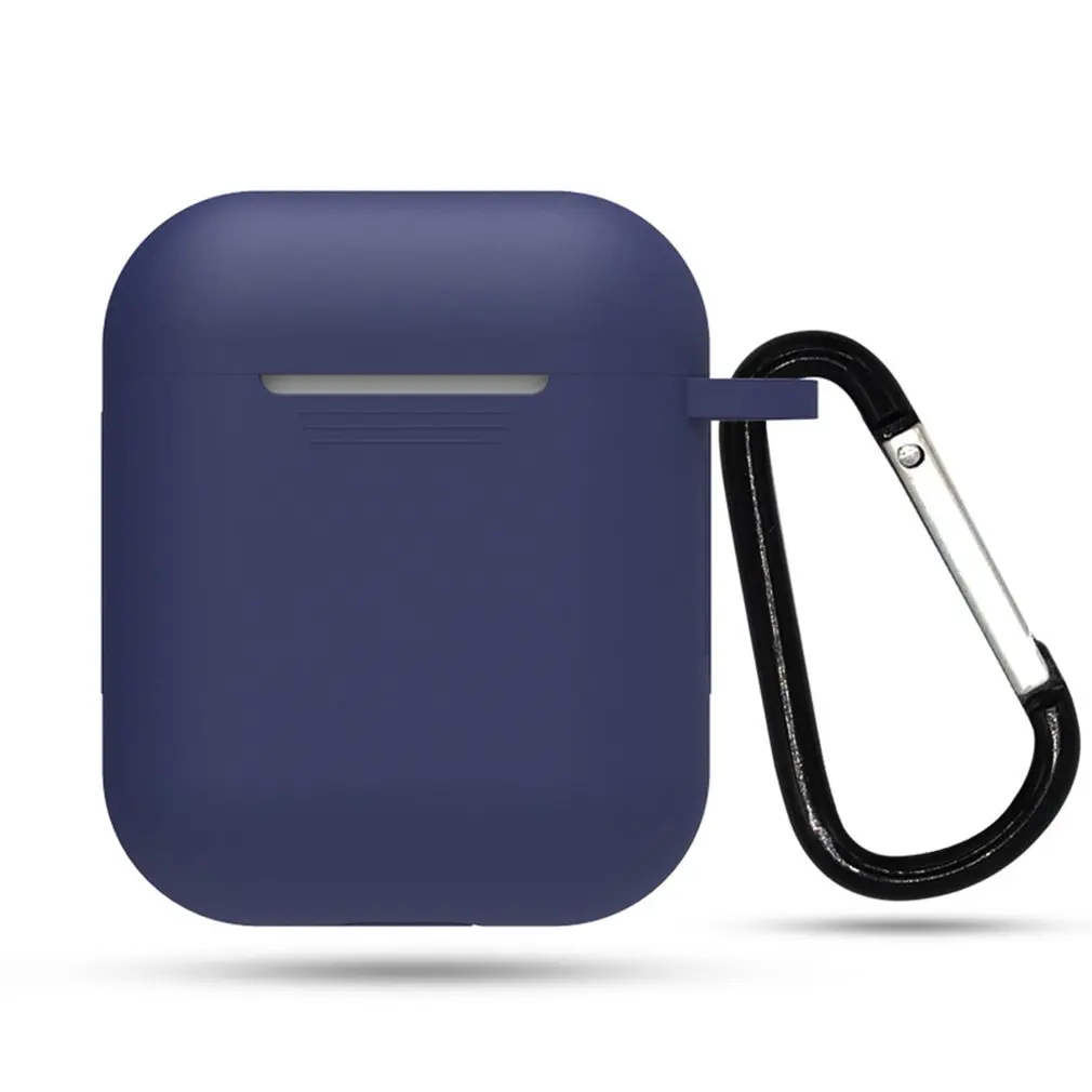 Soft Silicone Case with Anti-lost Carabiner Anti-dust Shockproof Wireless Earphone Protective Cover For Apple for AirPods
Soft Silicone Case with Anti-lost Carabiner Anti-dust Shockproof Wireless Earphone Protective Cover For Apple for AirPods
