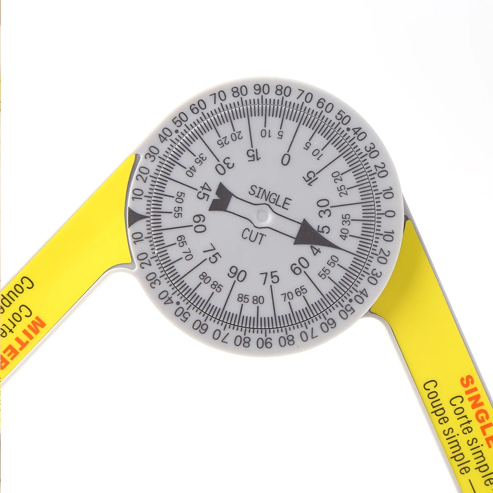 Miter Saw Protractor Engraved Dial Scale Angle Strong Portable Tool for Outdoor SGA998
Miter Saw Protractor Engraved Dial Scale Angle Strong Portable Tool for Outdoor SGA998
