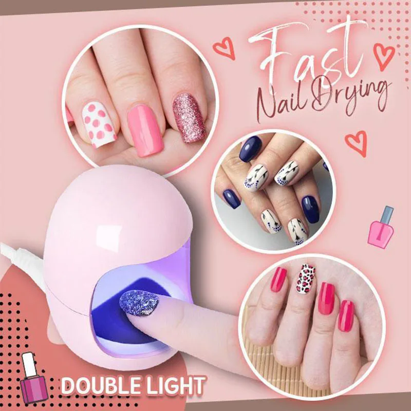 LED Mini Nail Lamp Egg Shape Timing Phototherapy Nail Gel Dryer Lamp USB Interface Intelligent Induction Manicure Light ZG34
LED Mini Nail Lamp Egg Shape Timing Phototherapy Nail Gel Dryer Lamp USB Interface Intelligent Induction Manicure Light ZG34
