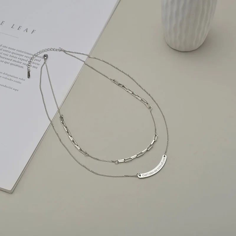 18K Gold Double Strand Necklace, Can't Take My Eyes Off You, Stainless Steel, Fashion Design, Gifts for Mom
18K Gold Double Strand Necklace, Can't Take My Eyes Off You, Stainless Steel, Fashion Design, Gifts for Mom