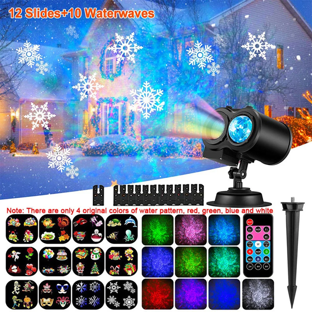 Animated Projection Lamp Snowflake Moving 15W Beautiful Landscape Lamp Portable LED Christmas Double Cylinder Projector Lights
Animated Projection Lamp Snowflake Moving 15W Beautiful Landscape Lamp Portable LED Christmas Double Cylinder Projector Lights